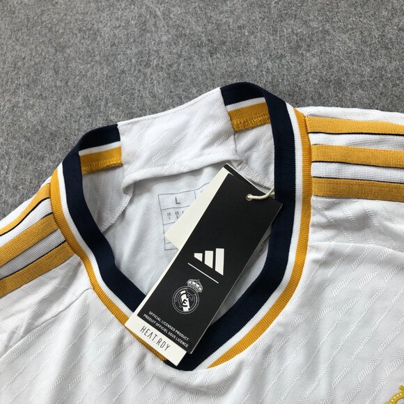 Adidas Soccer Jersey Mens Large White Golf Fly Emirates - Picture 7 of 10